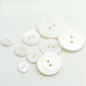 Consegna veloce Mop rotondo Madreperla Abito da cucito Abbigliamento Camicia Bottone a conchiglia bianco