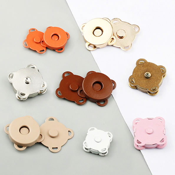14 mm de 19 mm 24 mm Colorido Colorido Blossom Metal Snaps Sidio