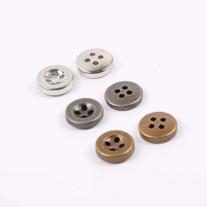 Boutons ronds &agrave; large bord en ABS, 4 trous, prix d'usine, pour v&ecirc;tements, vente en gros