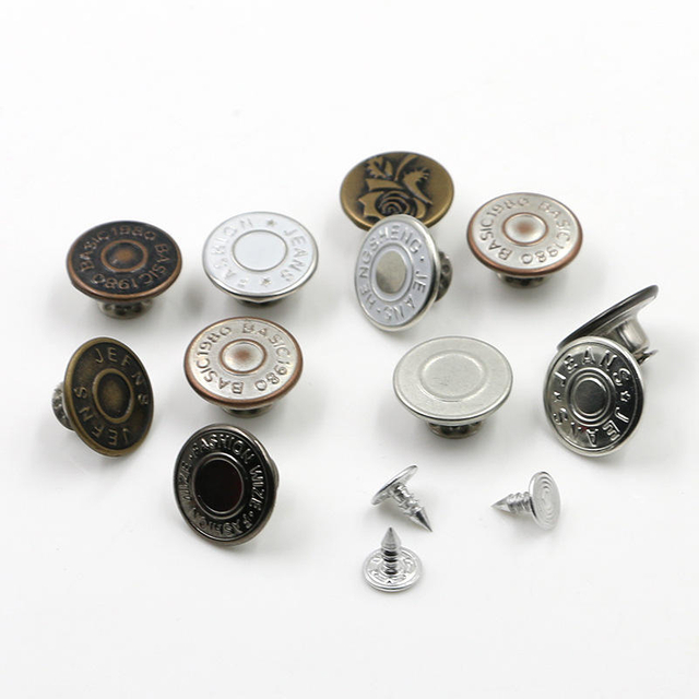 conception de boutons de jeans