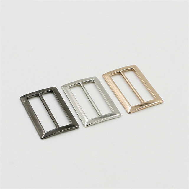 Регулируемый слайдер, квадратная пряжка из металлического сплава цинка со штифтом или без него