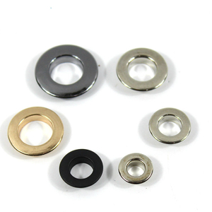 Oeillets et œillets en laiton ronds en m&eacute;tal de forme de couleur de taille personnalis&eacute;e Oeillet de v&ecirc;tement