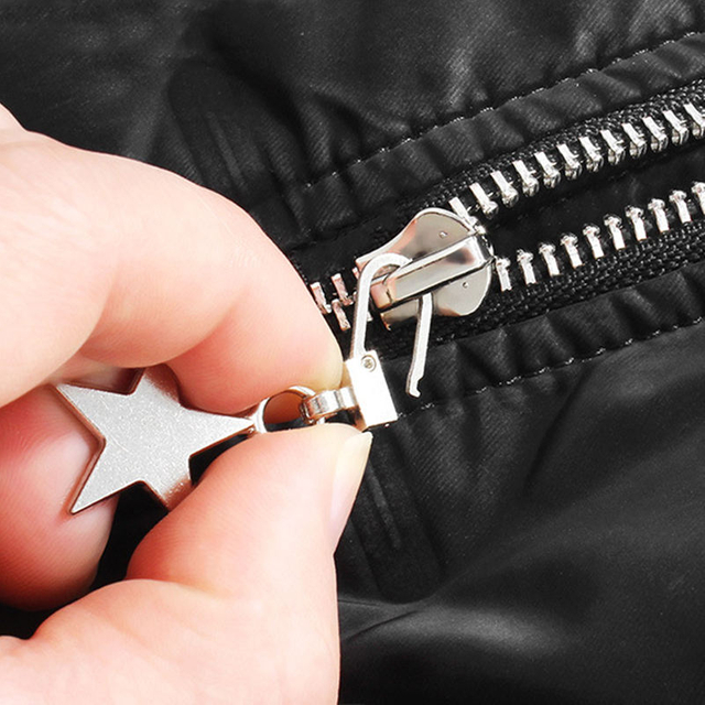 Zubeh&ouml;r f&uuml;r Rei&szlig;verschl&uuml;sse, sternf&ouml;rmiger Ersatz, abnehmbarer Reparatur-Rei&szlig;verschlusszieher, Metall-Rei&szlig;verschlussschieber