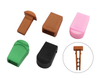 Embouts en plastique et Nylon en plastique de serrure de cordon plat de bouchon d'extr&eacute;mit&eacute; de corde color&eacute;e Durable