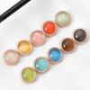 Hot Selling Luxe Decoratieve Fancy 11mm Hars Metalen Schacht Shirt Knop voor Dames Vrouwen