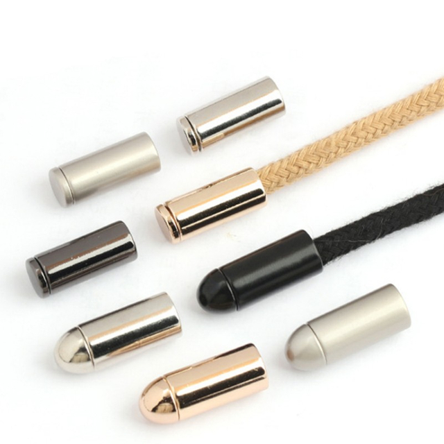 Tamp&otilde;es de extremidade do cabo de liga de metal dur&aacute;vel de tamanho grande Aglet para corda com capuz