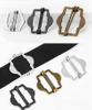 Accessori per l'abbigliamento Bretelle regolabili Fibbia generale Fibbia con cursore in metallo per gilet