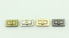 Accessori per lucchetti per borse Lucchetto per borse in metallo con hardware a rotazione in lega di moda Lady Twist