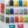 Boucle &agrave; d&eacute;gagement rapide color&eacute;e, taille de couleur personnalis&eacute;e, boucles &agrave; d&eacute;gagement lat&eacute;ral en plastique r&eacute;glables pour sac