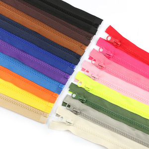 Prix ​​d'usine extr&eacute;mit&eacute; ouverte color&eacute; 5# fermeture &agrave; glissi&egrave;re en r&eacute;sine plastique &agrave; coudre pour v&ecirc;tements