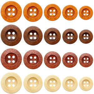 Botones de madera