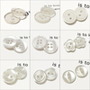 Boutons en r&eacute;sine effet perle en plastique de couleur de logo personnalis&eacute; pour chemise