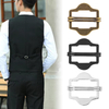 Accessori per l'abbigliamento Bretelle regolabili Fibbia generale Fibbia con cursore in metallo per gilet