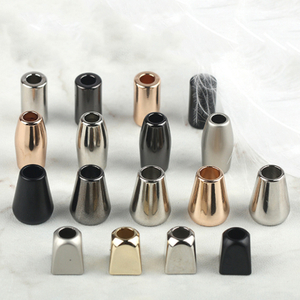 Drawcord Drawstring 코드에 대한 도매 내구성 아연 합금 Aglet 코드 스토퍼 금속 팁