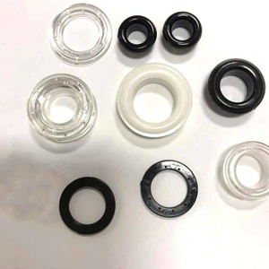 Oeillets en plastique transparents personnalis&eacute;s, œillets en polyester