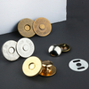 Em estoque duplo 14mm 18mm tampa &uacute;nica bot&otilde;es de press&atilde;o magn&eacute;ticos redondos para bolsa