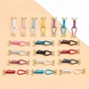 Commerce de gros de mode v&ecirc;tement en m&eacute;tal color&eacute; tissu couvert crochet et fermeture des yeux pour la couture