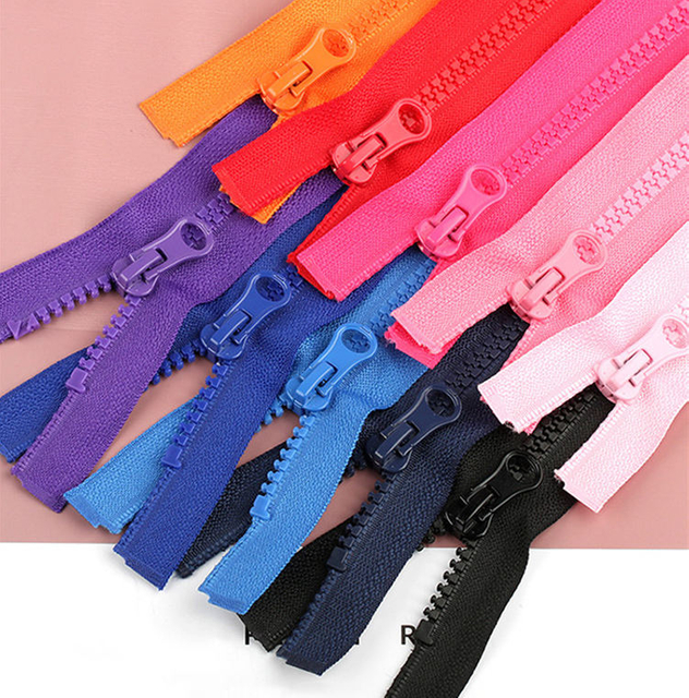 Prezzo di fabbrica Open End colorato 5 # Cerniera in resina plastica per cucire per vestiti