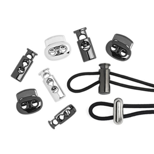 Cerradura pl&aacute;stica de encargo del cord&oacute;n, tap&oacute;n durable al por mayor del cord&oacute;n del resorte para portatrajes