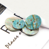 Coquillage &agrave; 2 trous, forme personnalis&eacute;e, taille, couleur, boutons en coquille d'ormeau vert fonc&eacute; pour v&ecirc;tement