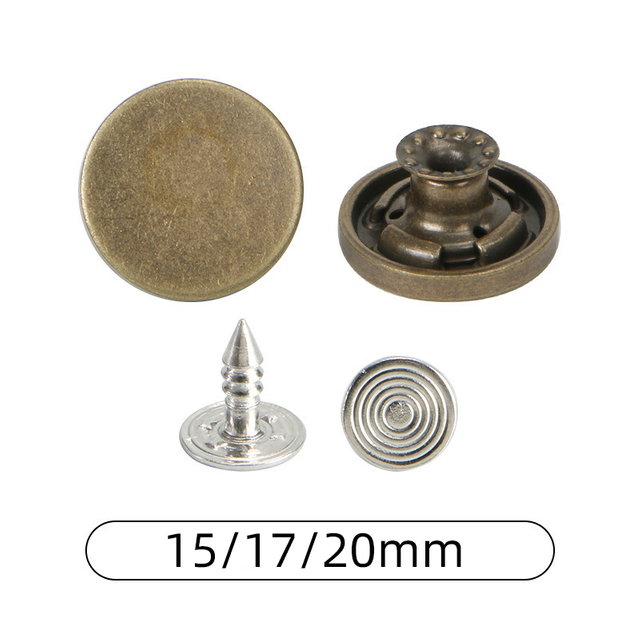 Bouton de jeans uni Shake Head